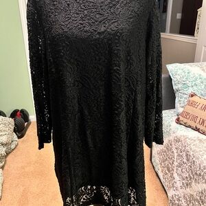 Black Lace Tunic